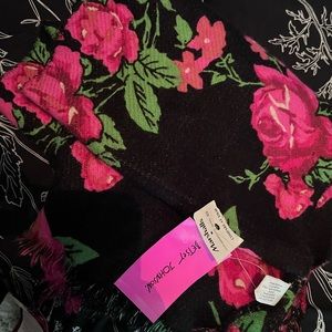 Betsey Johnson floral scarf!